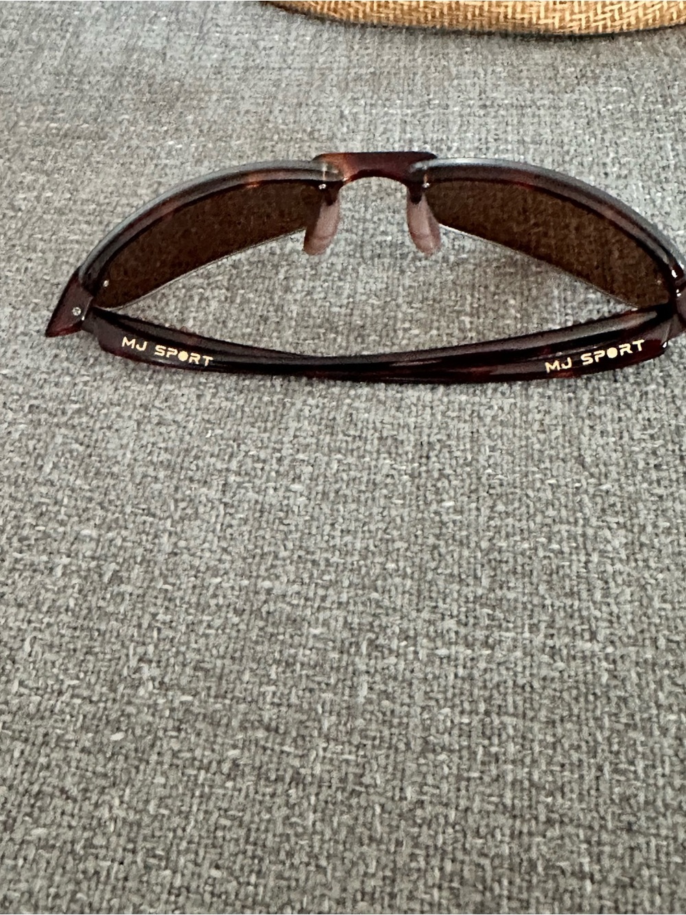 Maui Jim Sport Sunglasses (Brown Tortoise Rimless with Brown Lenses) - Picture 3 of 11